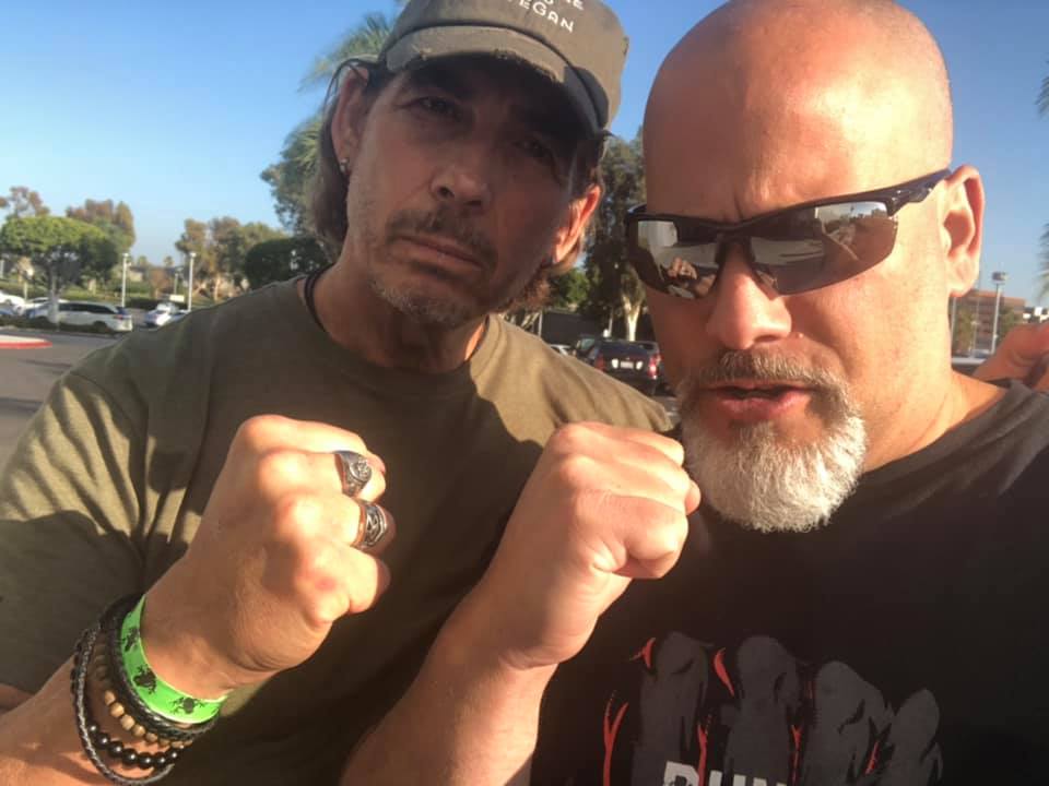 Jay celebrating with a client